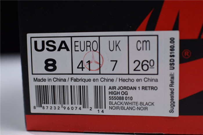 air jordan 1 retro high og 555088-010