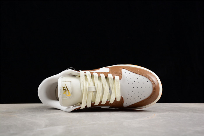 nike dunk low lx "brown ostrich" fj2260-001