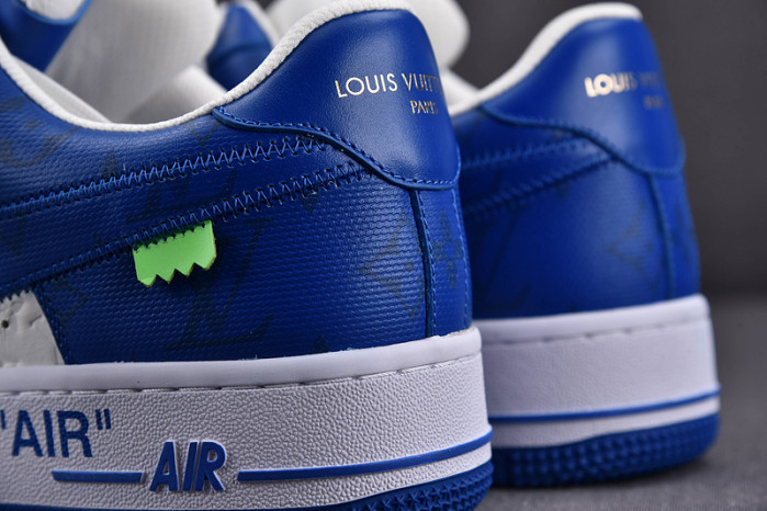 nike low air force 1 x bule white
