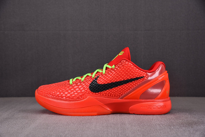 nike kobe 6 vi reverse grinch fv4921-600
