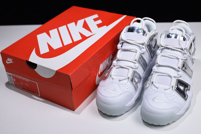 nike air more uptempo white Ch*0me blue tint 917593-100
