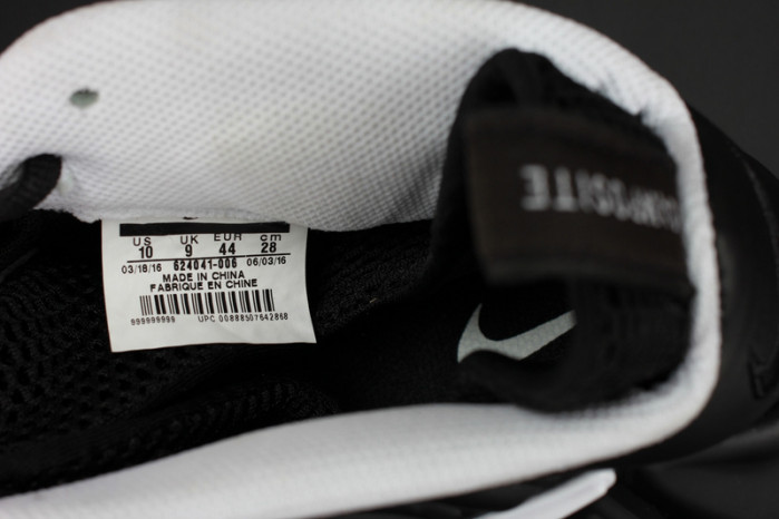 nike air foamposite pro “dr. doom” black/white 624041-006