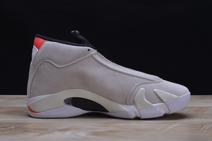 air jordan 14 retro "desert sand" black/ white 487471-021