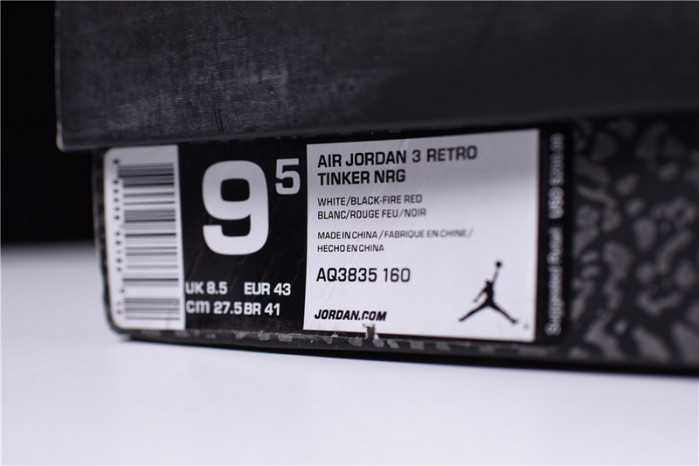 air jordan 3 retro nrg tinker fire red mens aq3835-160