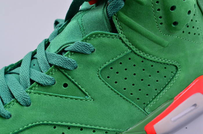 air jordan 6 retro nrg g8rd "gatorade" pine green mens aj5986-335