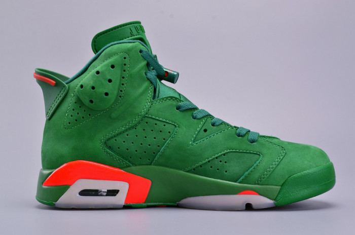 air jordan 6 retro nrg g8rd "gatorade" pine green mens aj5986-335