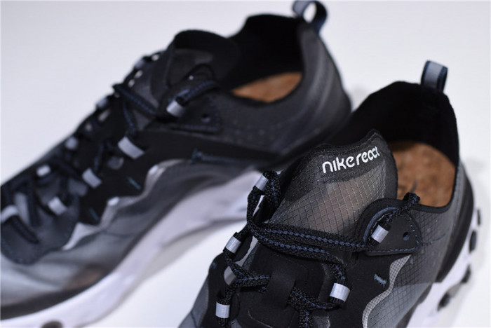 nike react element 87 black white aq1090-001