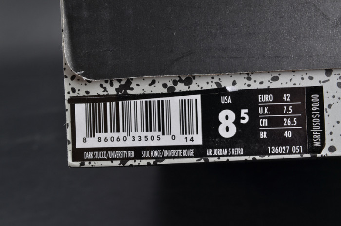 bape x air jordan 5 trophy room“camo” university red mens 136027-051