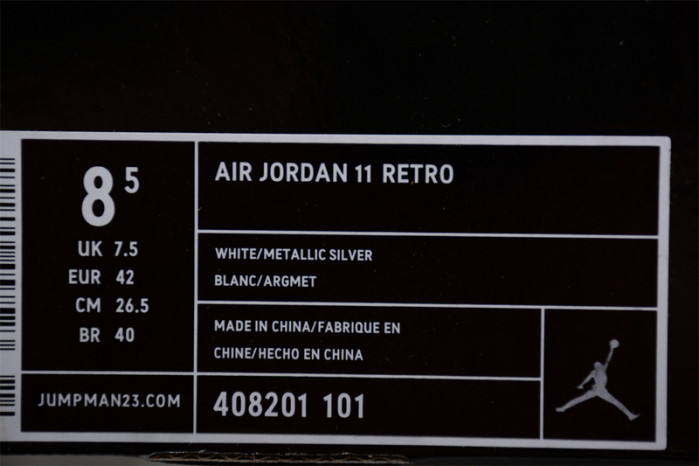 air jordan 11 retro “25th anniversary” 408201-101