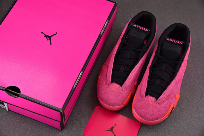 air jordan 14 low shocking pink blast dh4121-600