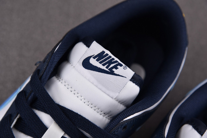 nike dunk low midnight navy university blue fn7800-400