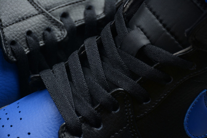 air jordan 1 mid black hyper royal 554724-068