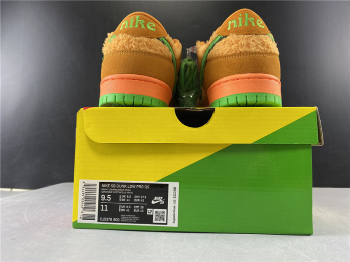grateful dead x nike sb dunk low“ orange bear” cj5378 800