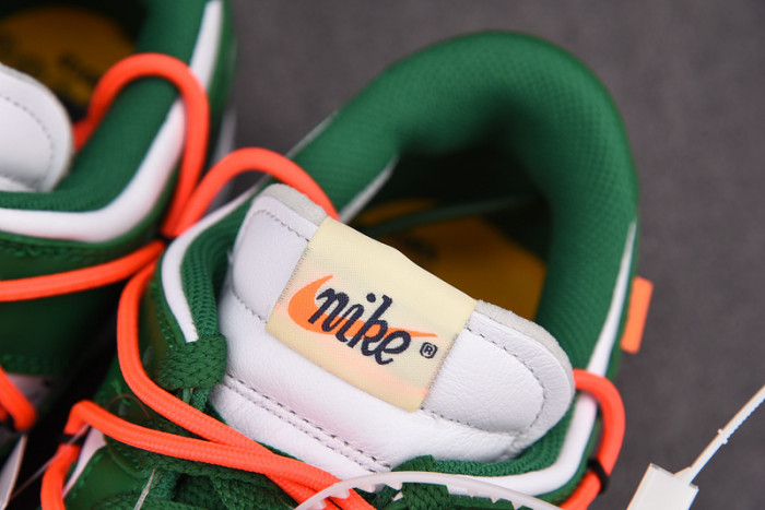 ofw x nike dunk low green white ct0856-100
