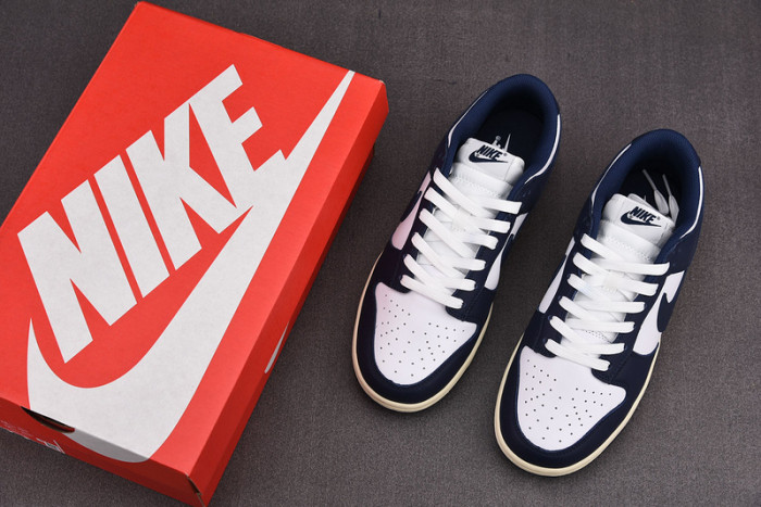 nike dunk low vintage navy dd1503-115