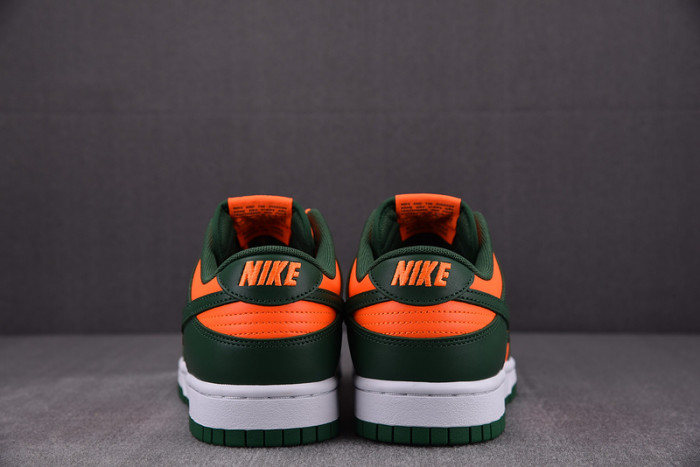 nike dunk low miami hurricanes dd1391-300