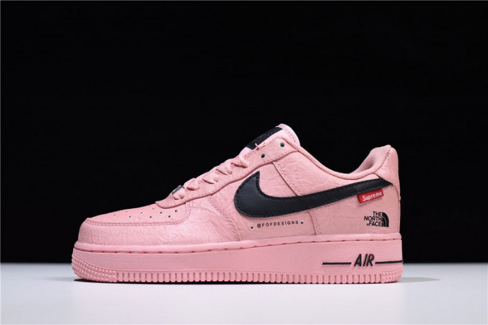 the n0r*h Fa*e x nike air force 1 pink ar3066-800