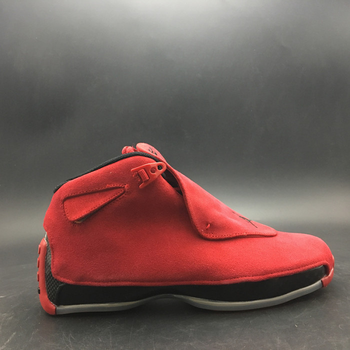 air jordan 18 red suede aa2494-106
