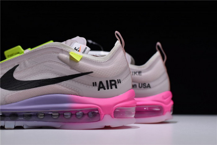 ofw nike air max 97 rose aj4585-600