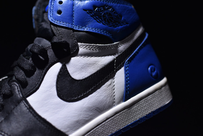 air jordan 1 retro “fragment” black/sport royal-white mens 716371-040
