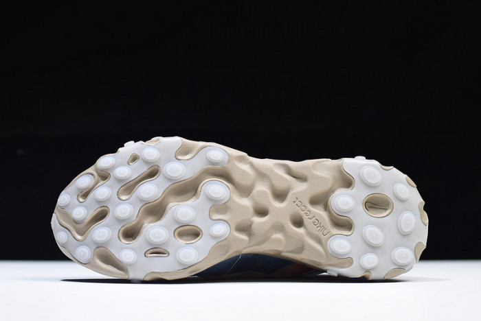 undercover x nike react element 87 khaki red bq2718-200