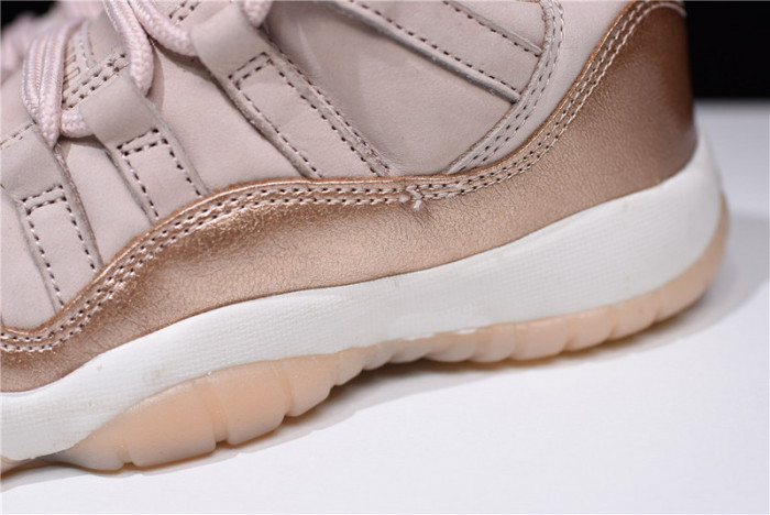 wmns air jordan 11 retro "rose gold" ah7860-105