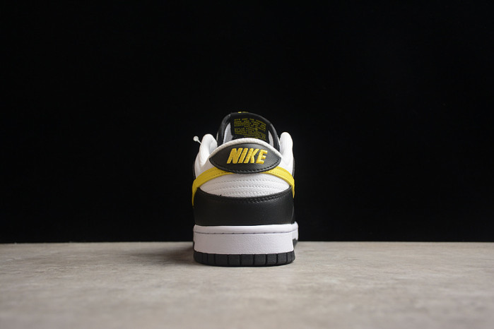 nike dunk low black yellow white fq2431-001