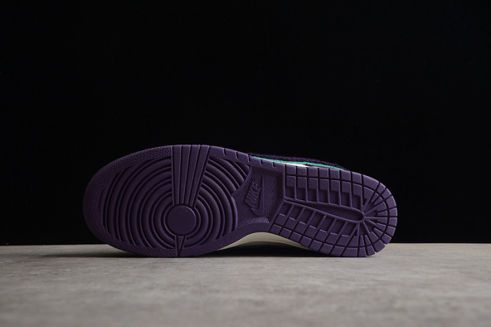 nike dunk low chenille grand purple dq7683-100