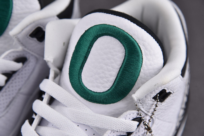 air jordan 3 retro oregon ducks pit crew white 594282233