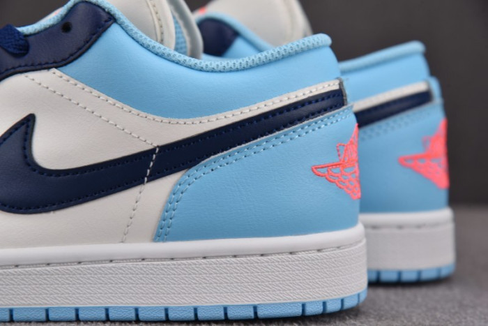 Air Jordan 1 Low Sail Blue Chill 553558-149