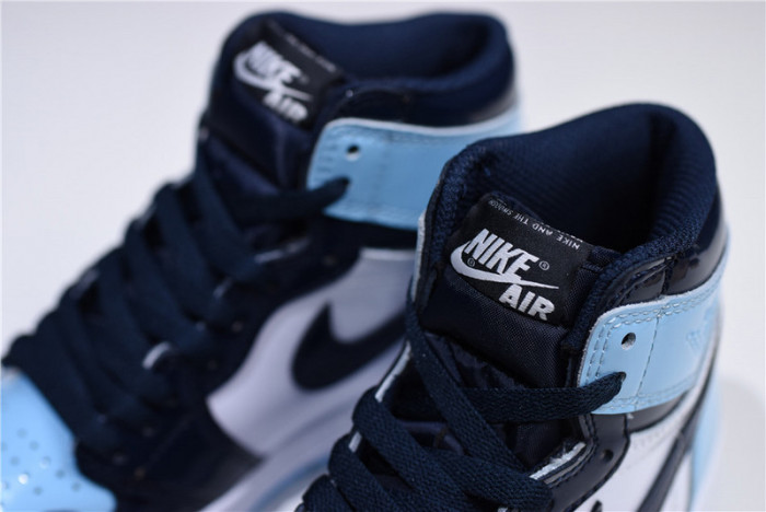 air jordan 1 unc patent leather cd0461-401