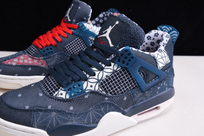 air jordan 4 sashiko deep ocean cw0898-400