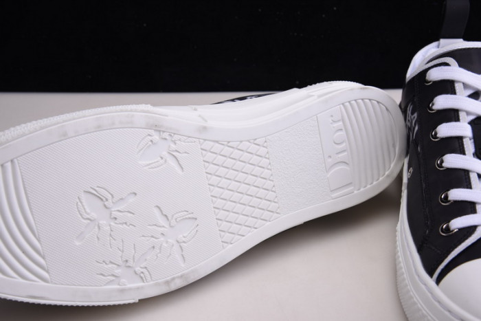b23 oblique low black white sneakers t00480h051