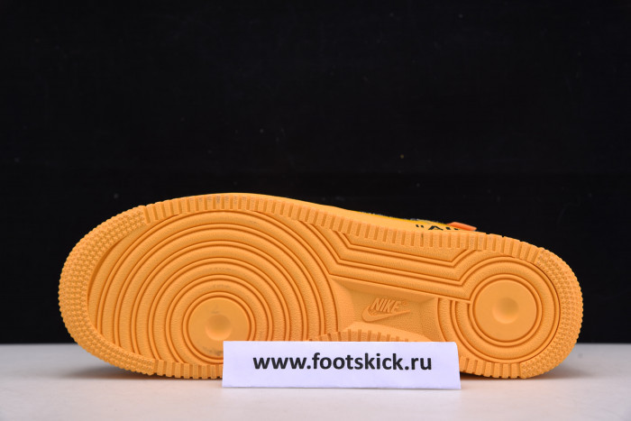 nike air force 1 low ofw university gold metallic silver dd1876-700
