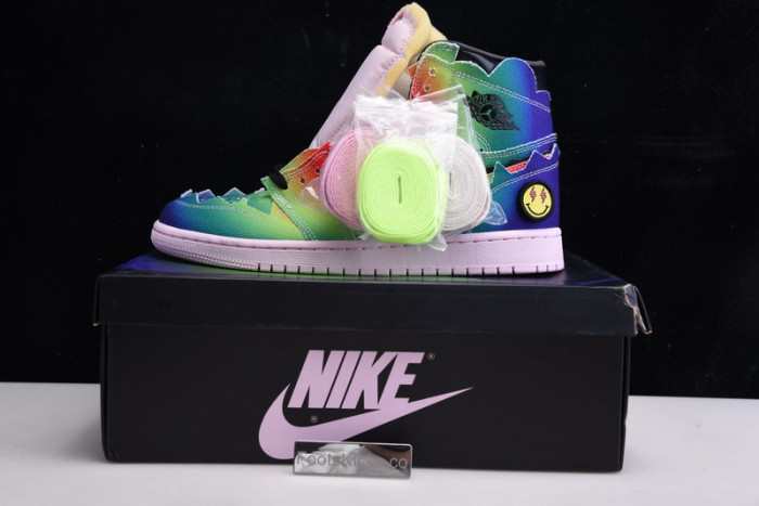 air jordan 1 retro high og "j balvin" multi-color dc1786-125
