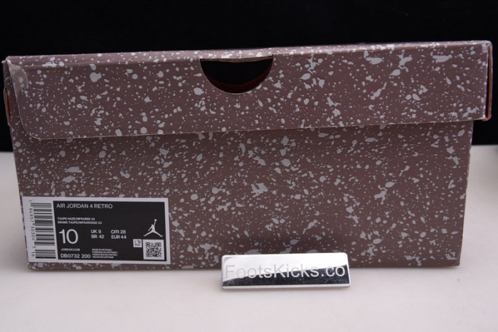 air jordan 4 retro taupe haze db0732-200