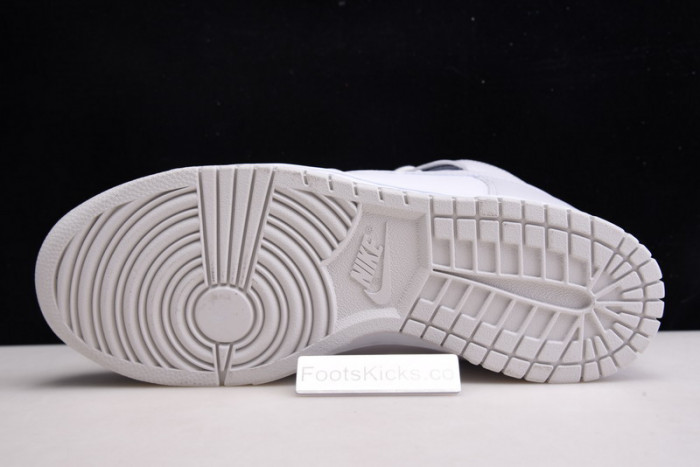 nike dunk high retro white vast grey （2021）dd1399-100