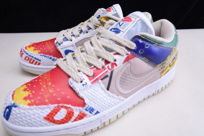 nike dunk low sp city market da6125-900