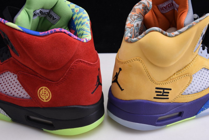 air jordan 5 solar orange what the cz5725-700