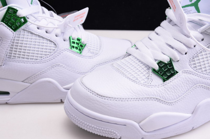 air jordan 4 retro “pure money” white green ct8527-113