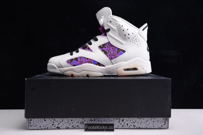 air jordan 6 retro quai54 sail black cz4152-101