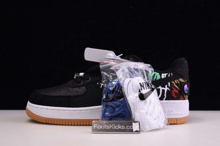 travis scott x nike air force 1 astroworld black cn2405 901