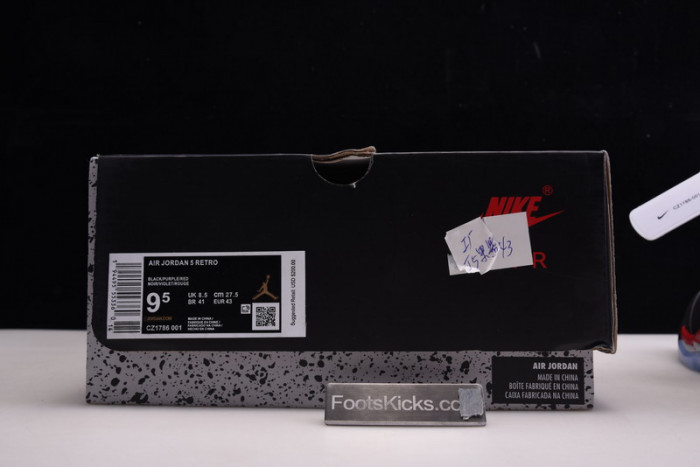 air jordan 5 “top 3” cz1786-001