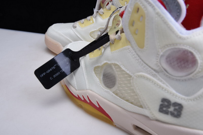 ofw air jordan 5 ice cream colorway ct8480-002