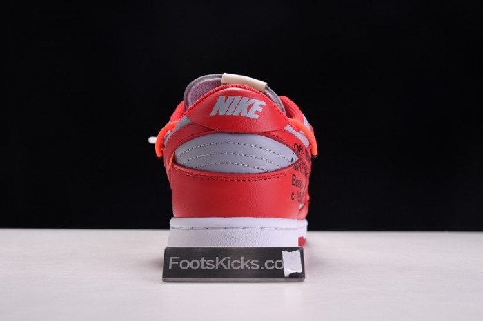 nike dunk low ofw university red ct0856-600