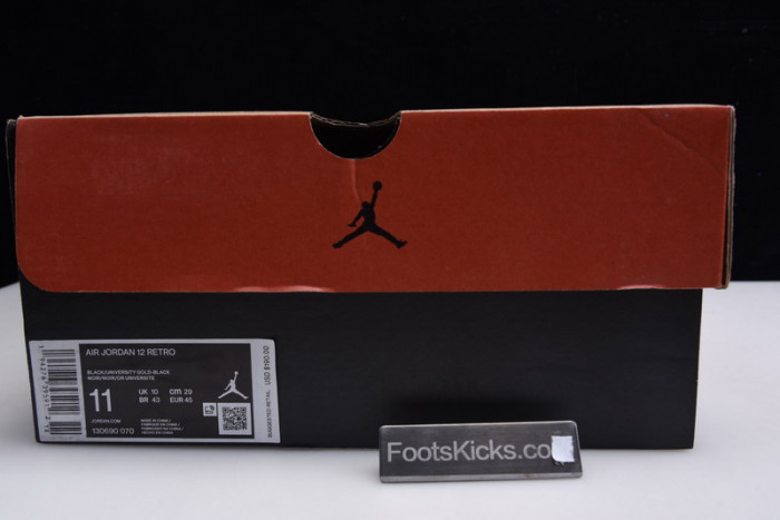 air jordan 12 retro "university gold" 130690-070