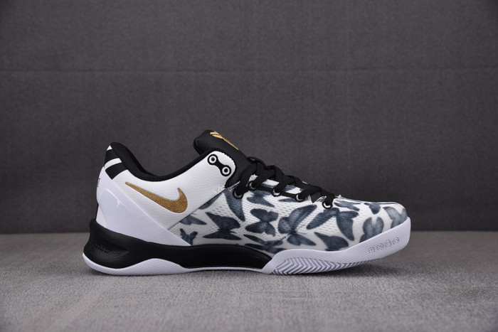 nike kobe 8 protro white metallic gold fv6325-100