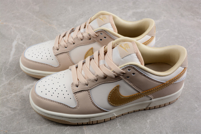 nike dunk low phantom metallic gold dx5930-001