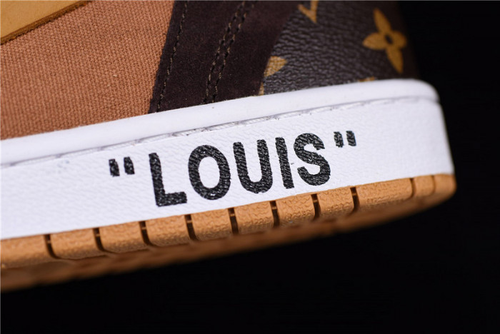 l0vis Vvtt0n x ofw x air jordan 1 customs mens aq0818-202