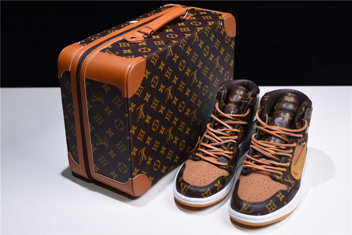 l0vis Vvtt0n x ofw x air jordan 1 customs mens aq0818-202